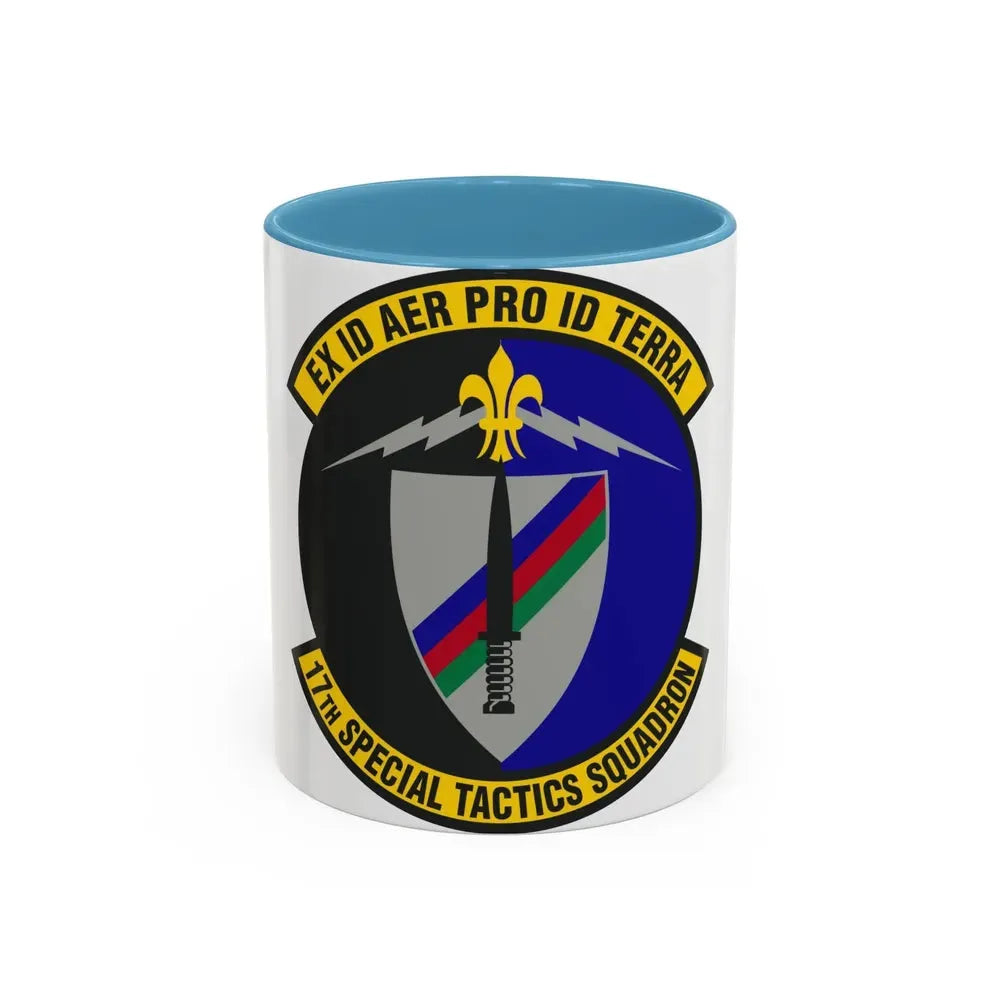 17th Special Tactics Squadron (U.S. Air Force) Accent Coffee Mug 11oz Light Blue - Go Mug Yourself