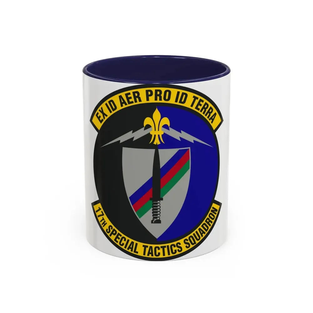 17th Special Tactics Squadron (U.S. Air Force) Accent Coffee Mug 11oz Navy - Go Mug Yourself