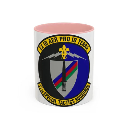 17th Special Tactics Squadron (U.S. Air Force) Accent Coffee Mug 11oz Pink - Go Mug Yourself