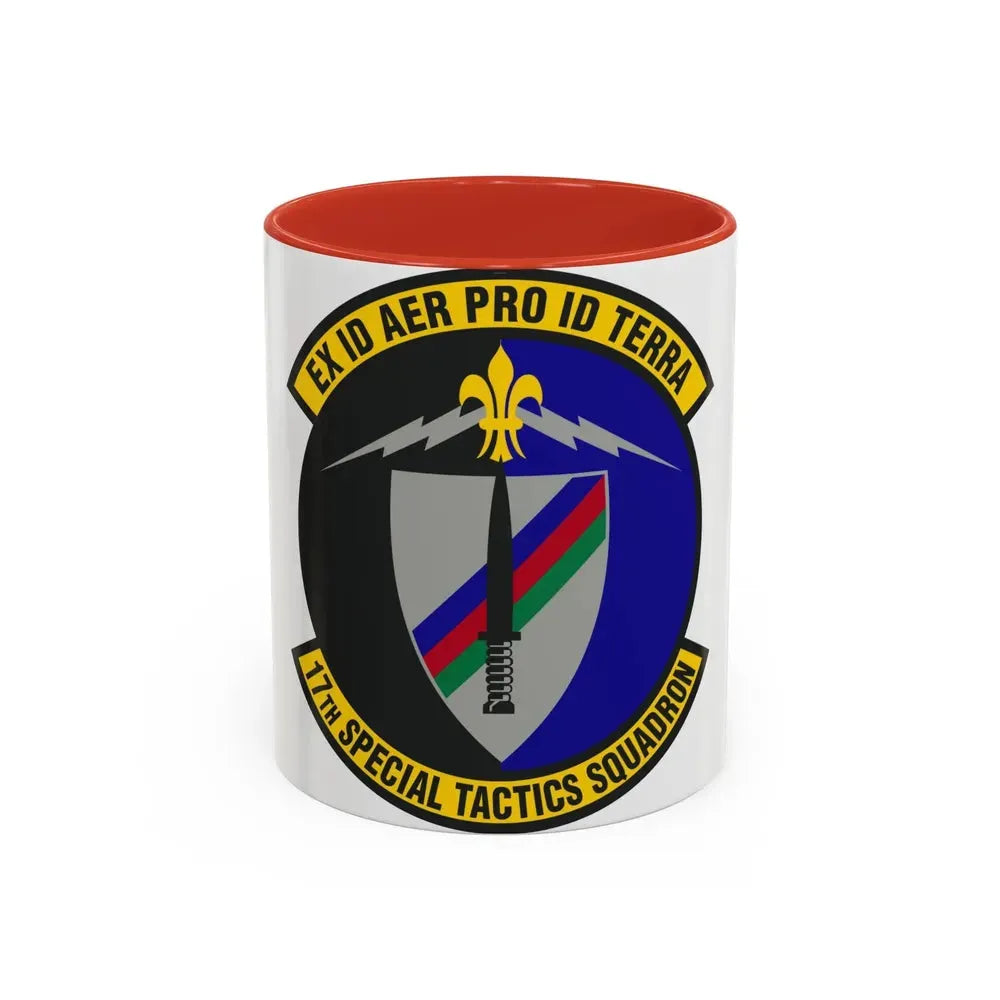 17th Special Tactics Squadron (U.S. Air Force) Accent Coffee Mug 11oz Red - Go Mug Yourself