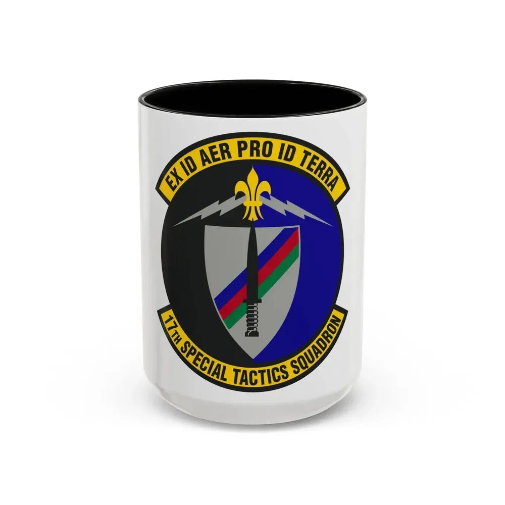 17th Special Tactics Squadron (U.S. Air Force) Accent Coffee Mug 15oz Black - Go Mug Yourself