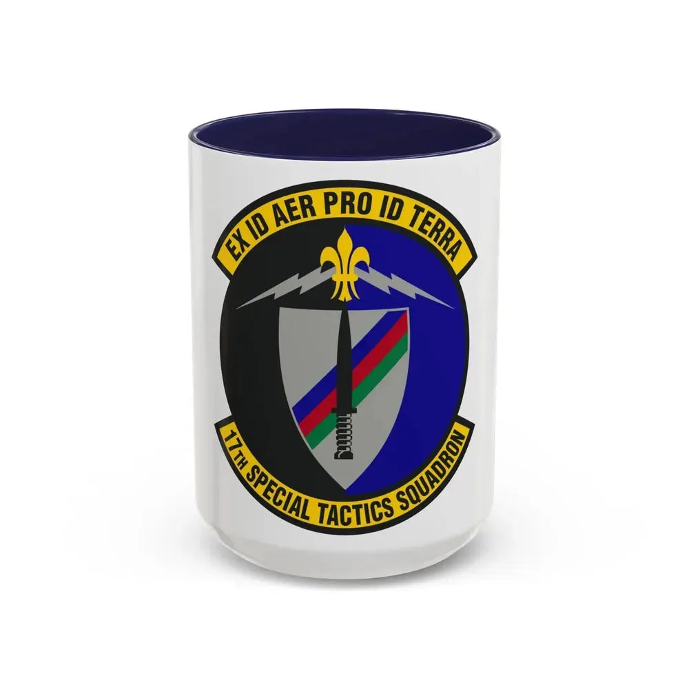 17th Special Tactics Squadron (U.S. Air Force) Accent Coffee Mug 15oz Navy - Go Mug Yourself