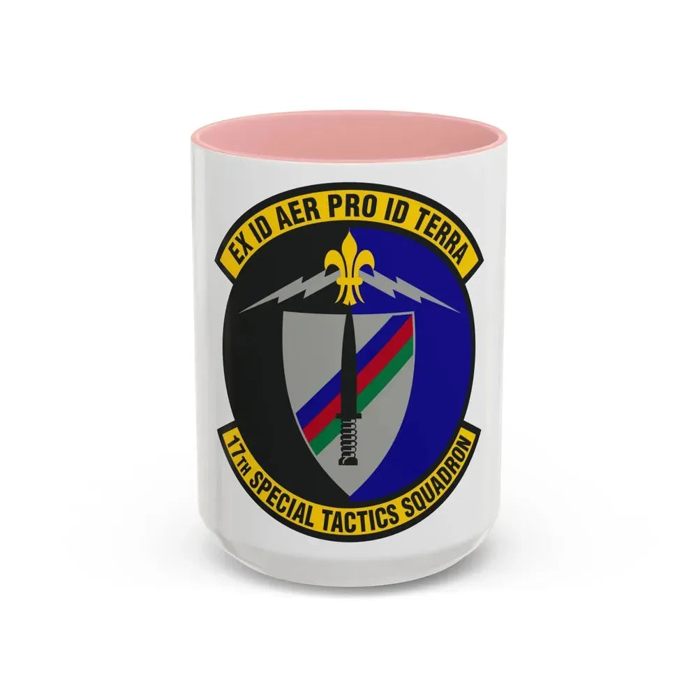 17th Special Tactics Squadron (U.S. Air Force) Accent Coffee Mug 15oz Pink - Go Mug Yourself