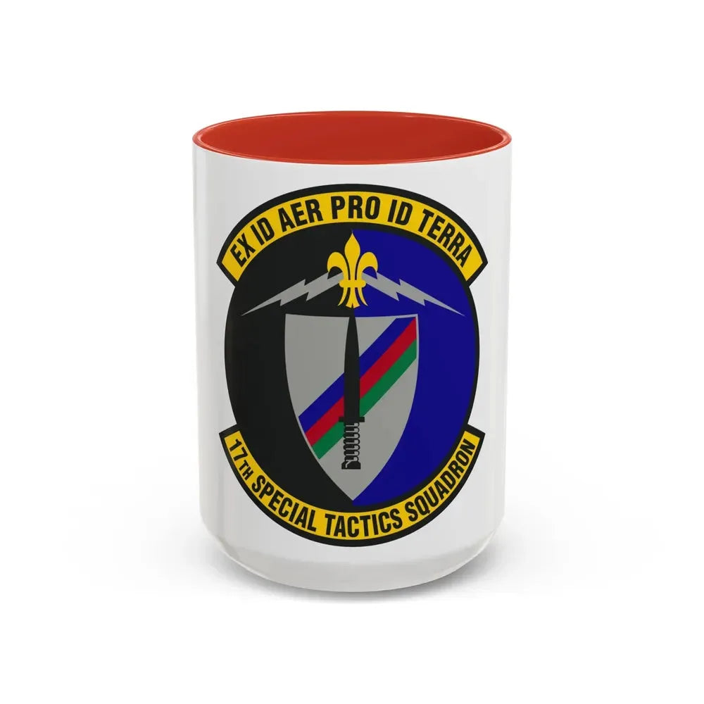 17th Special Tactics Squadron (U.S. Air Force) Accent Coffee Mug 15oz Red - Go Mug Yourself