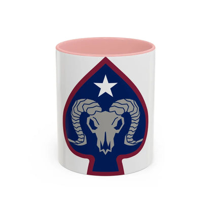 17th Sustainment Brigade (U.S. Army) Accent Coffee Mug-11oz-Pink-Go Mug Yourself