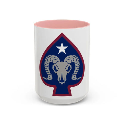 17th Sustainment Brigade (U.S. Army) Accent Coffee Mug-15oz-Pink-Go Mug Yourself