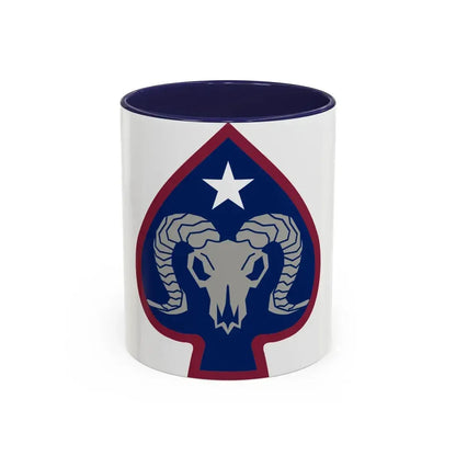 17th Sustainment Brigade (U.S. Army) Accent Coffee Mug 11oz Navy - Go Mug Yourself