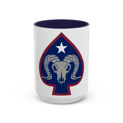 17th Sustainment Brigade (U.S. Army) Accent Coffee Mug 15oz Navy - Go Mug Yourself