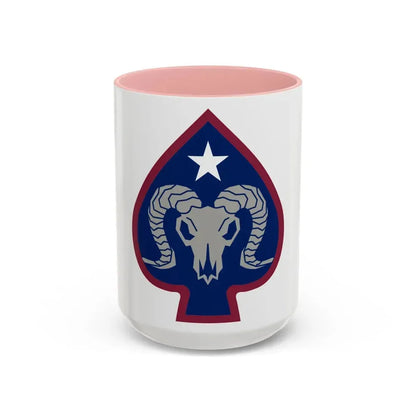 17th Sustainment Brigade (U.S. Army) Accent Coffee Mug 15oz Pink - Go Mug Yourself