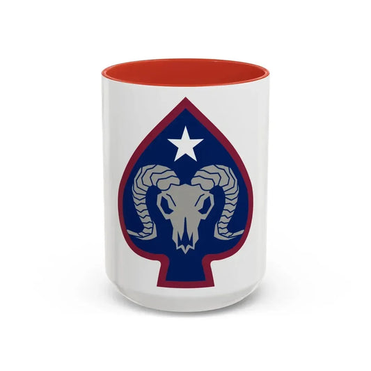17th Sustainment Brigade (U.S. Army) Accent Coffee Mug 15oz Red - Go Mug Yourself