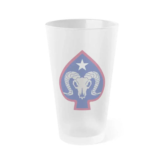 17th Sustainment Brigade (U.S. Army) Frosted Pint Glass 16oz Default Title - Go Mug Yourself