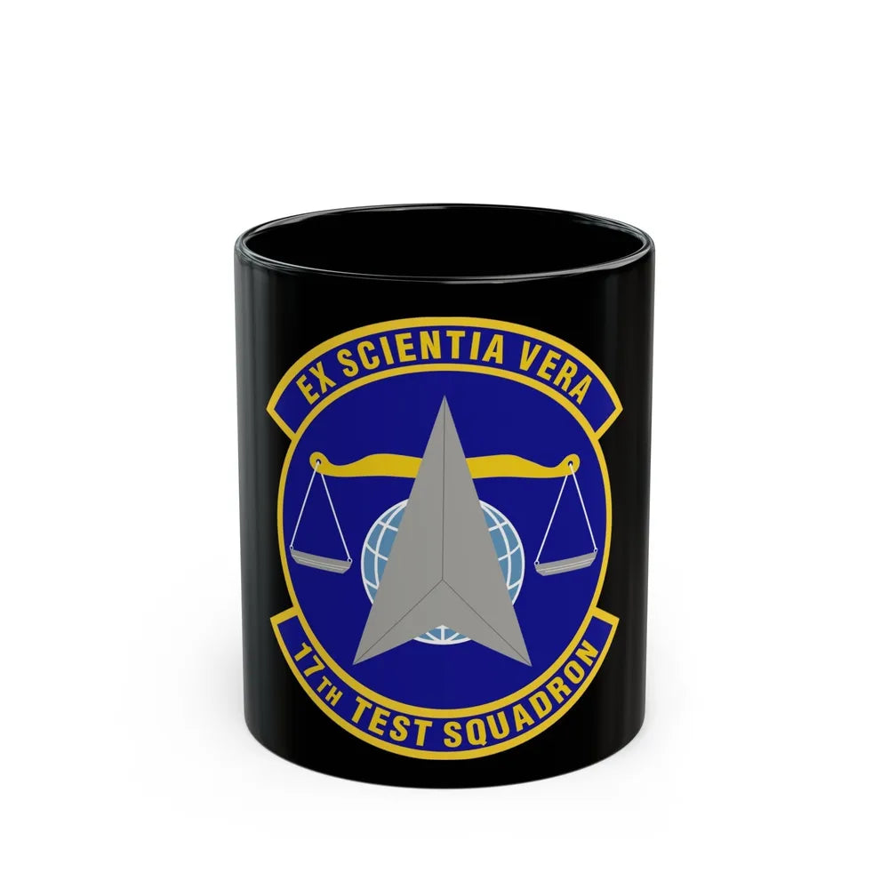 17th Test Squadron (U.S. Air Force) Black Coffee Mug-11oz-Go Mug Yourself