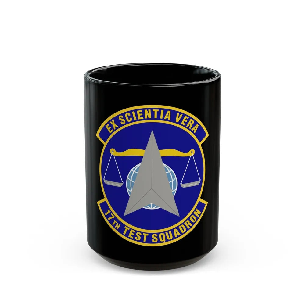 17th Test Squadron (U.S. Air Force) Black Coffee Mug-15oz-Go Mug Yourself