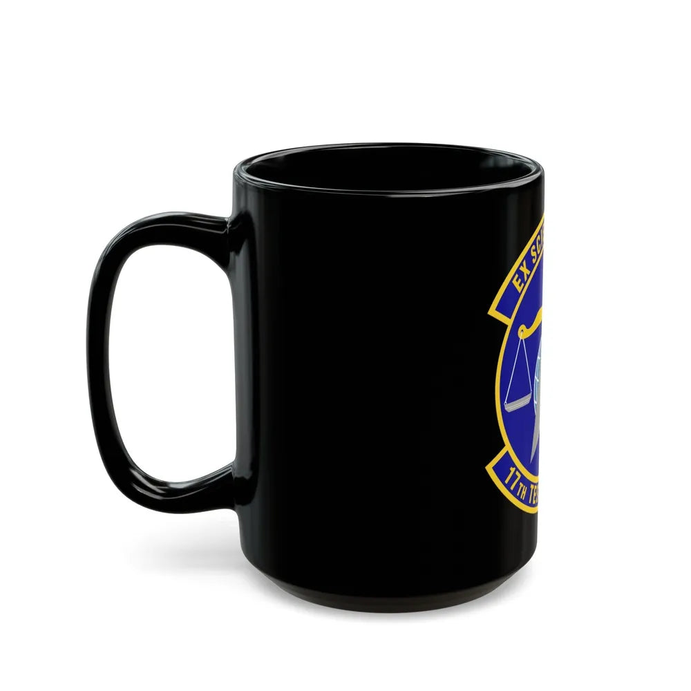 17th Test Squadron (U.S. Air Force) Black Coffee Mug-Go Mug Yourself