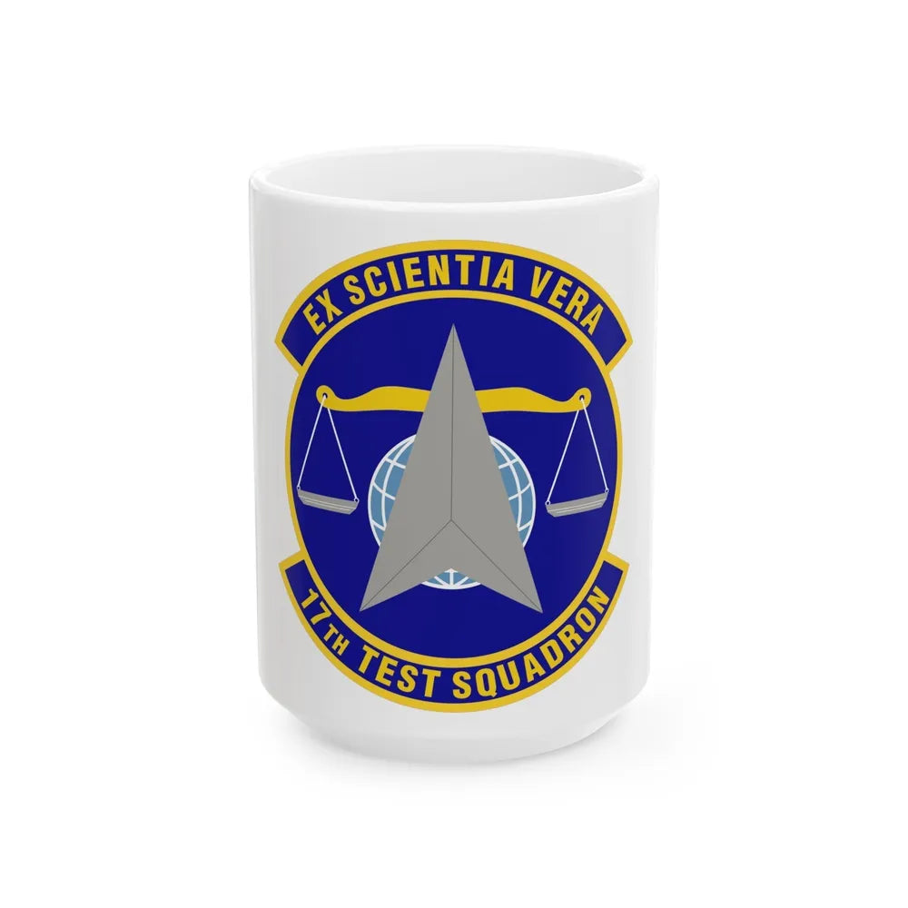 17th Test Squadron (U.S. Air Force) White Coffee Mug-15oz-Go Mug Yourself