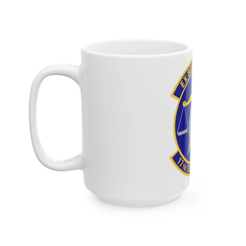 17th Test Squadron (U.S. Air Force) White Coffee Mug-Go Mug Yourself