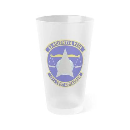 17th Test Squadron (U.S. Air Force) Frosted Pint Glass 16oz 16oz Frosted - Go Mug Yourself
