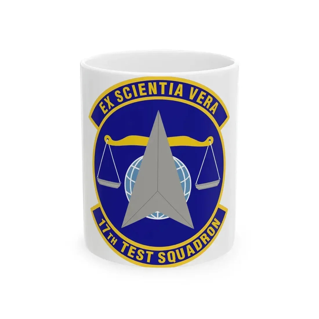 17th Test Squadron (U.S. Air Force) White Coffee Mug 11oz - Go Mug Yourself