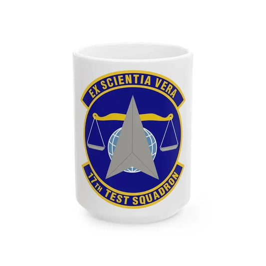 17th Test Squadron (U.S. Air Force) White Coffee Mug 15oz - Go Mug Yourself