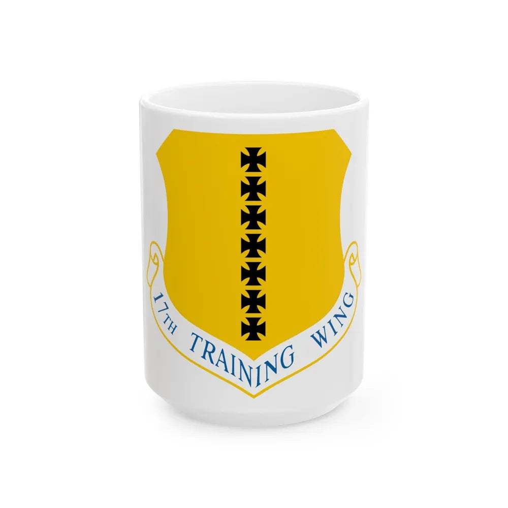 17th Training Wing (U.S. Air Force) White Coffee Mug-15oz-Go Mug Yourself