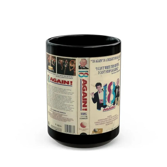 18 AGAIN (VHS COVER) - Black Coffee Mug 15oz - Go Mug Yourself