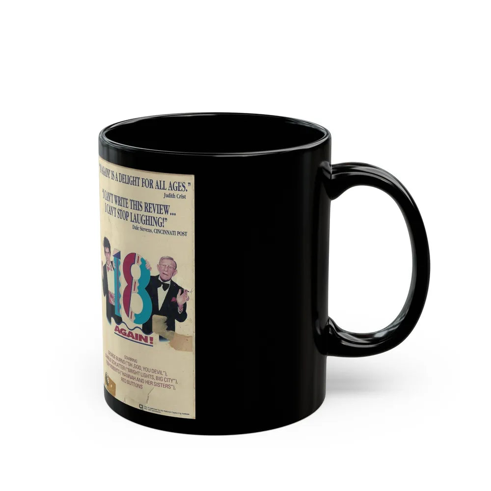 18 AGAIN (VHS COVER) - Black Coffee Mug-Go Mug Yourself