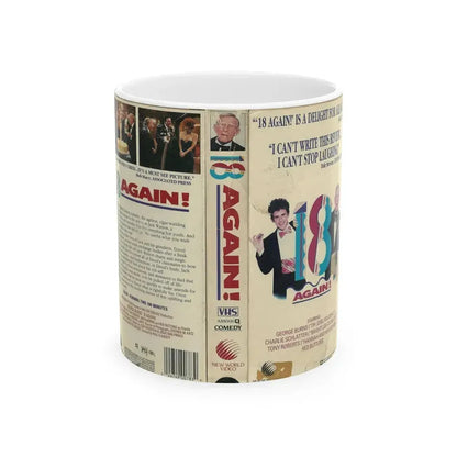 18 AGAIN (VHS COVER) - White Coffee Mug 11oz - Go Mug Yourself