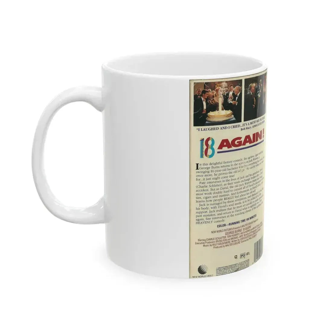 18 AGAIN (VHS COVER) - White Coffee Mug - Go Mug Yourself
