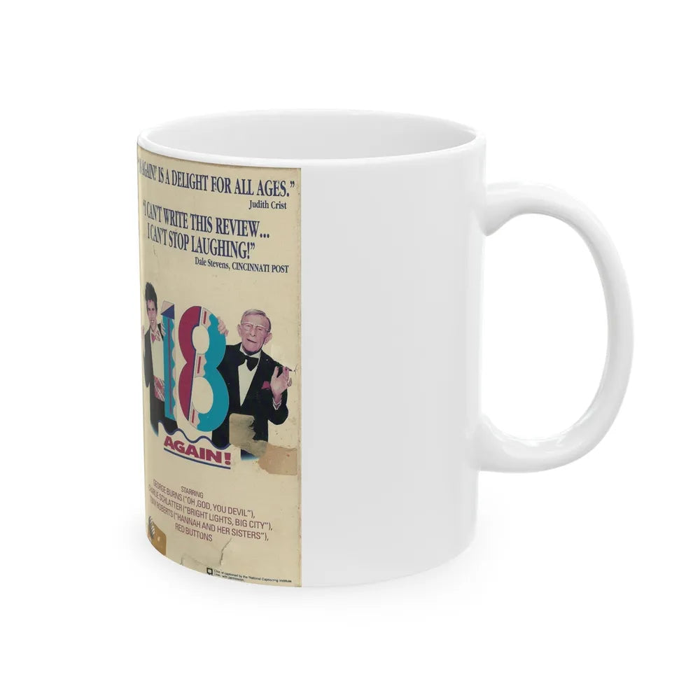 18 AGAIN (VHS COVER) - White Coffee Mug-Go Mug Yourself