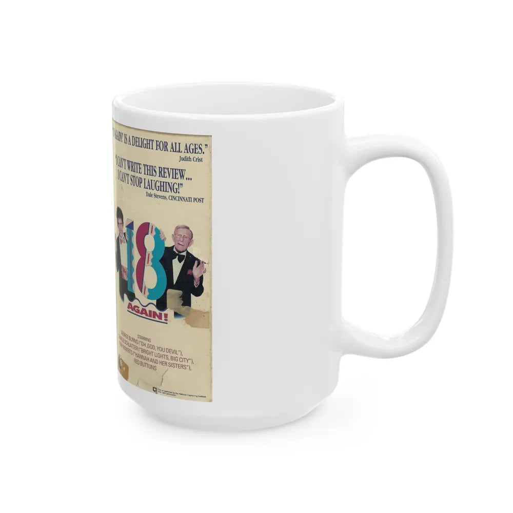 18 AGAIN (VHS COVER) - White Coffee Mug-Go Mug Yourself