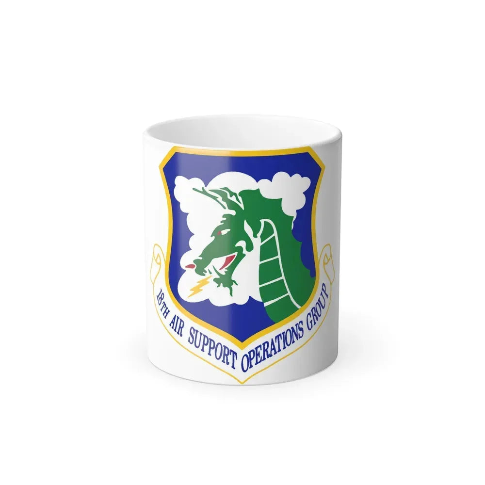18 Air Support Operations Group ACC (U.S. Air Force) Color Changing Coffee Mug 11oz - Go Mug Yourself