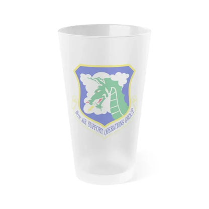 18 Air Support Operations Group ACC (U.S. Air Force) Frosted Pint Glass 16oz Default Title - Go Mug Yourself