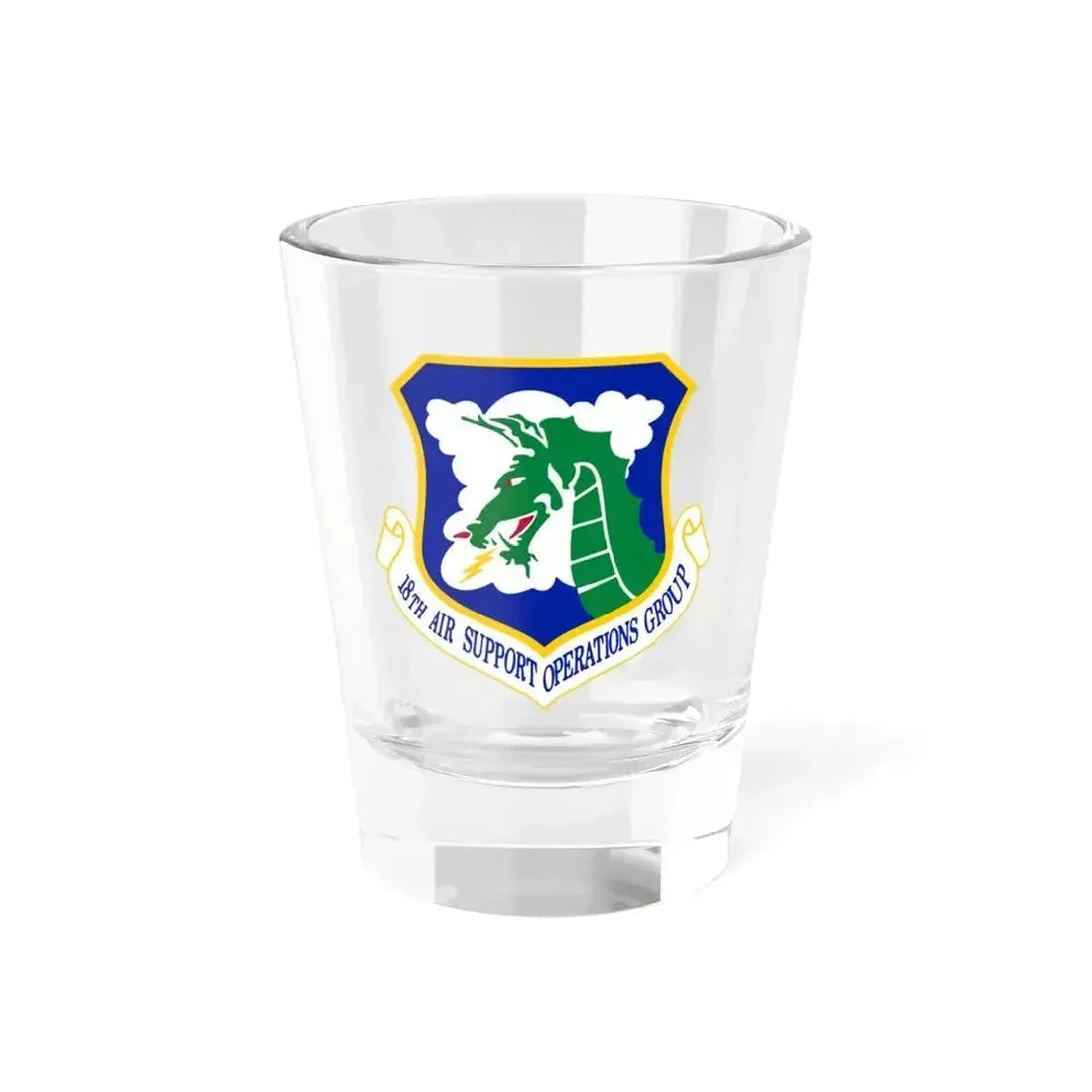 18 Air Support Operations Group ACC (U.S. Air Force) Shot Glass 1.5oz 1.5oz - Go Mug Yourself