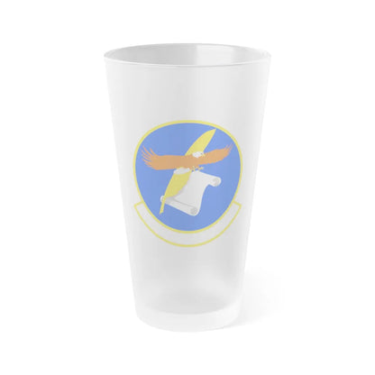 18 Contracting Squadron PACAF (U.S. Air Force) Frosted Pint Glass 16oz-16oz-Frosted-Go Mug Yourself