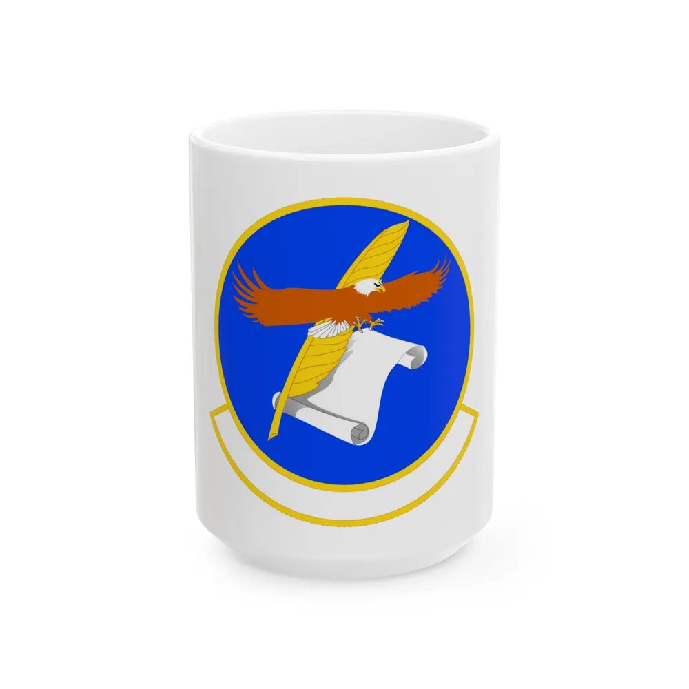 18 Contracting Squadron PACAF (U.S. Air Force) White Coffee Mug-15oz-Go Mug Yourself