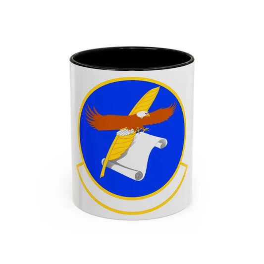 18 Contracting Squadron PACAF (U.S. Air Force) Accent Coffee Mug 11oz Black - Go Mug Yourself