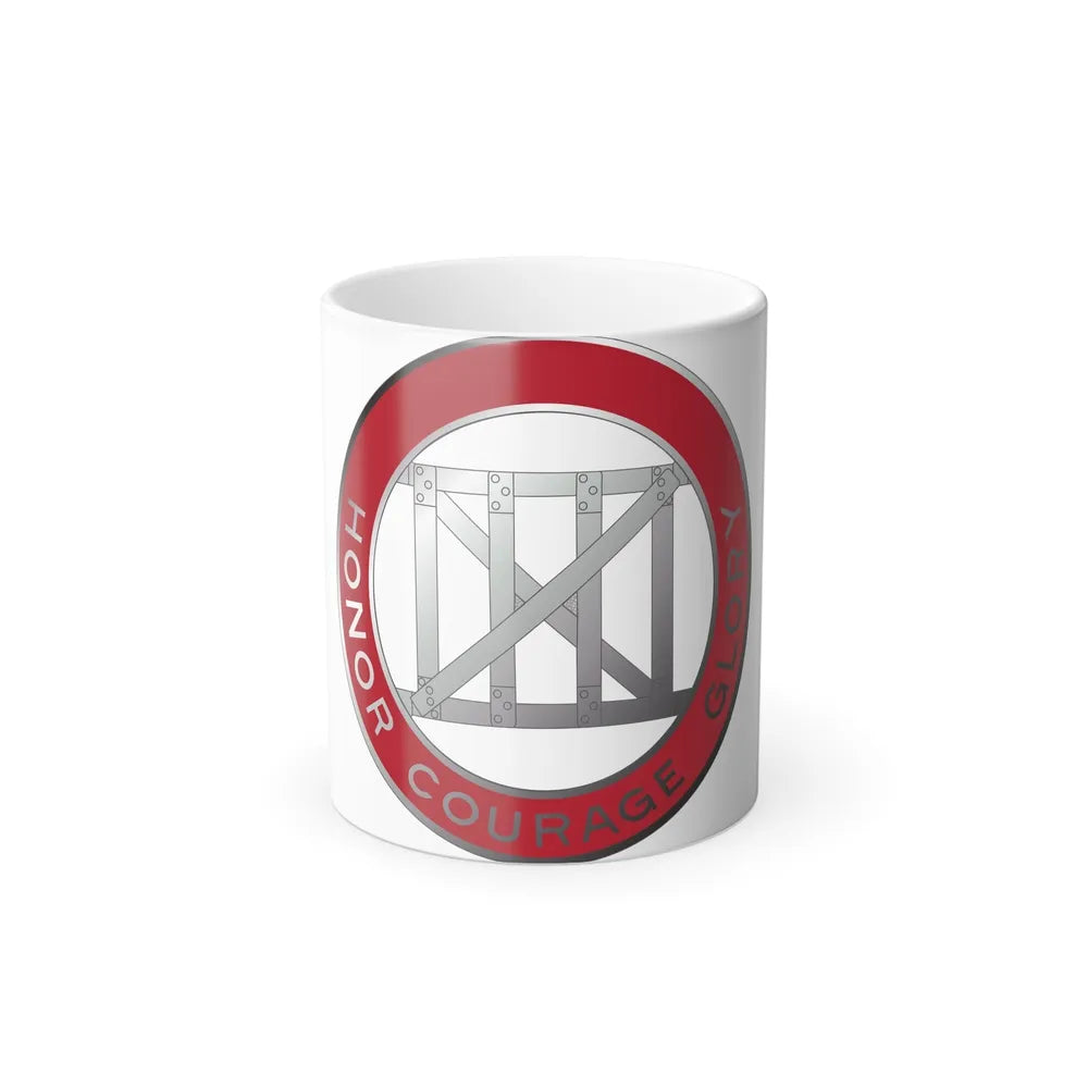 18 Engineer Battalion (U.S. Army) Color Changing Mug 11oz-11oz-Go Mug Yourself