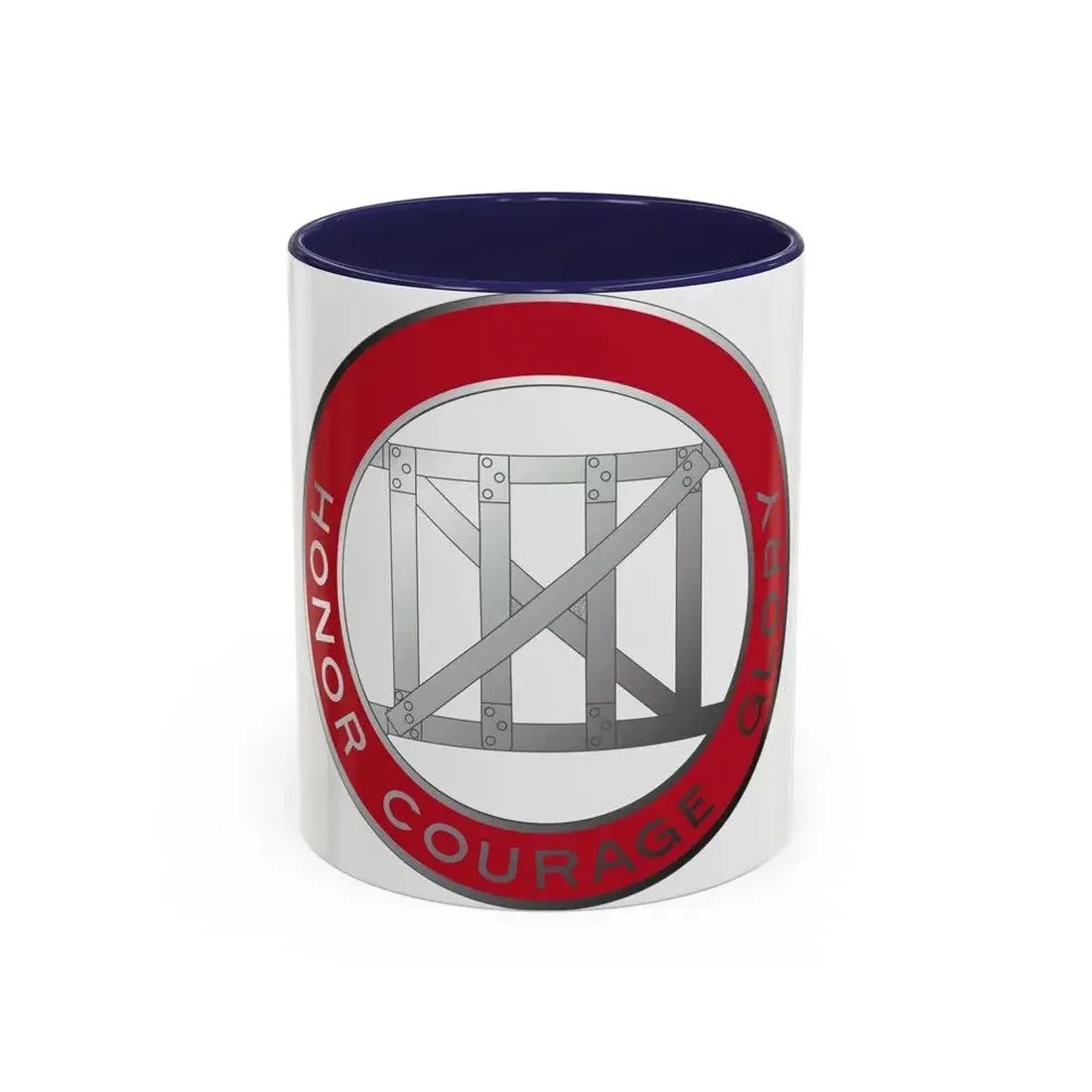 18 Engineer Battalion (U.S. Army) Accent Coffee Mug 11oz Navy - Go Mug Yourself