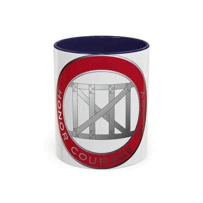 18 Engineer Battalion (U.S. Army) Accent Coffee Mug 11oz Navy - Go Mug Yourself
