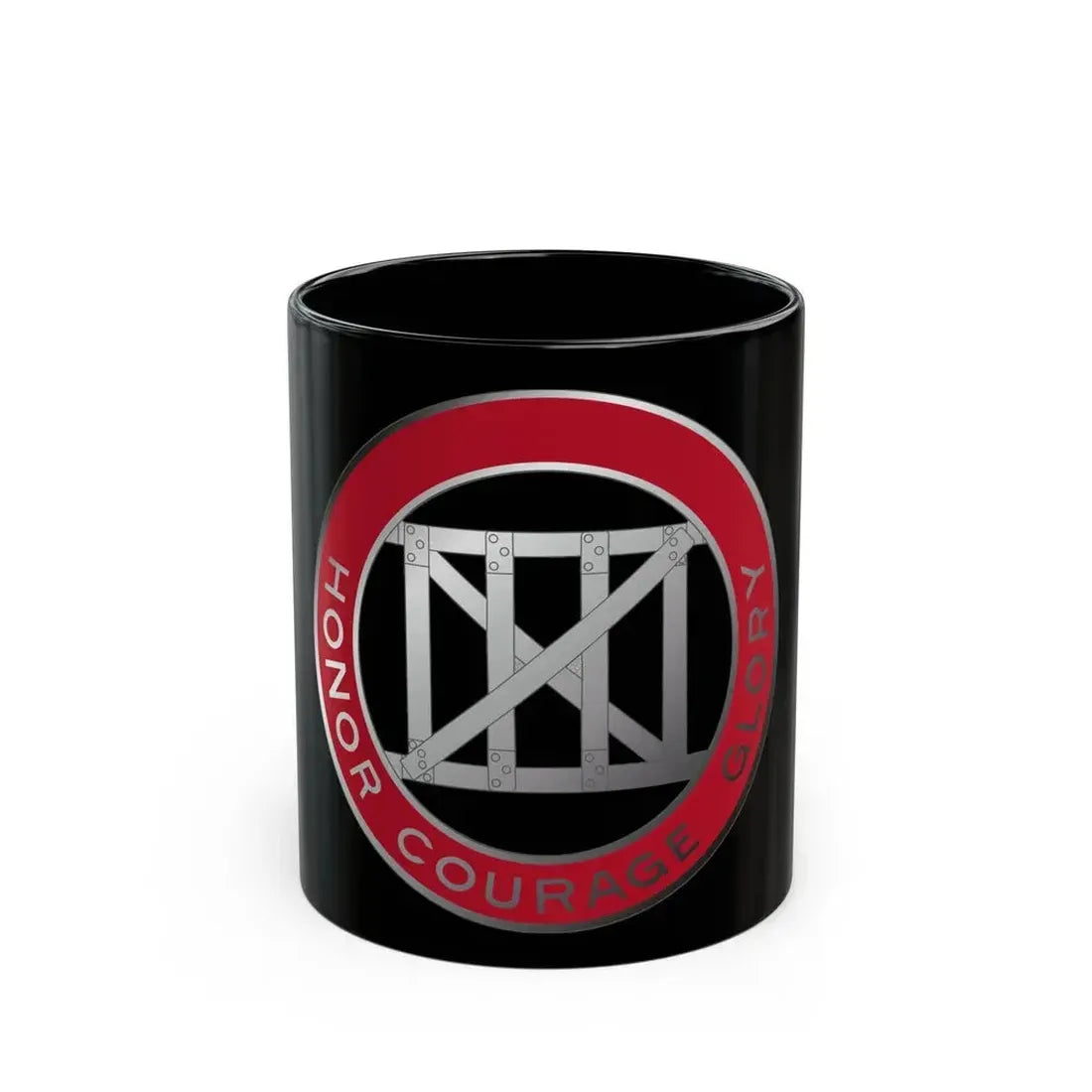 18 Engineer Battalion (U.S. Army) Black Coffee Mug 11oz - Go Mug Yourself