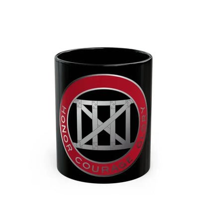 18 Engineer Battalion (U.S. Army) Black Coffee Mug 11oz - Go Mug Yourself