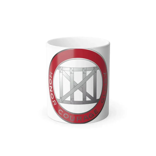 18 Engineer Battalion (U.S. Army) Color Changing Coffee Mug 11oz - Go Mug Yourself