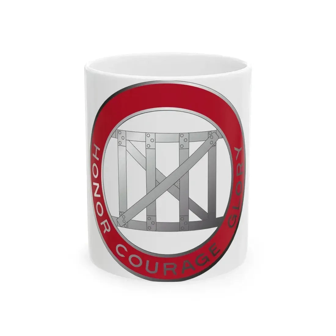 18 Engineer Battalion (U.S. Army) White Coffee Mug 11oz - Go Mug Yourself