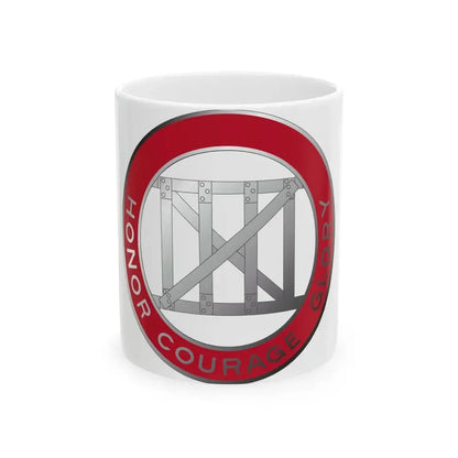 18 Engineer Battalion (U.S. Army) White Coffee Mug 11oz - Go Mug Yourself