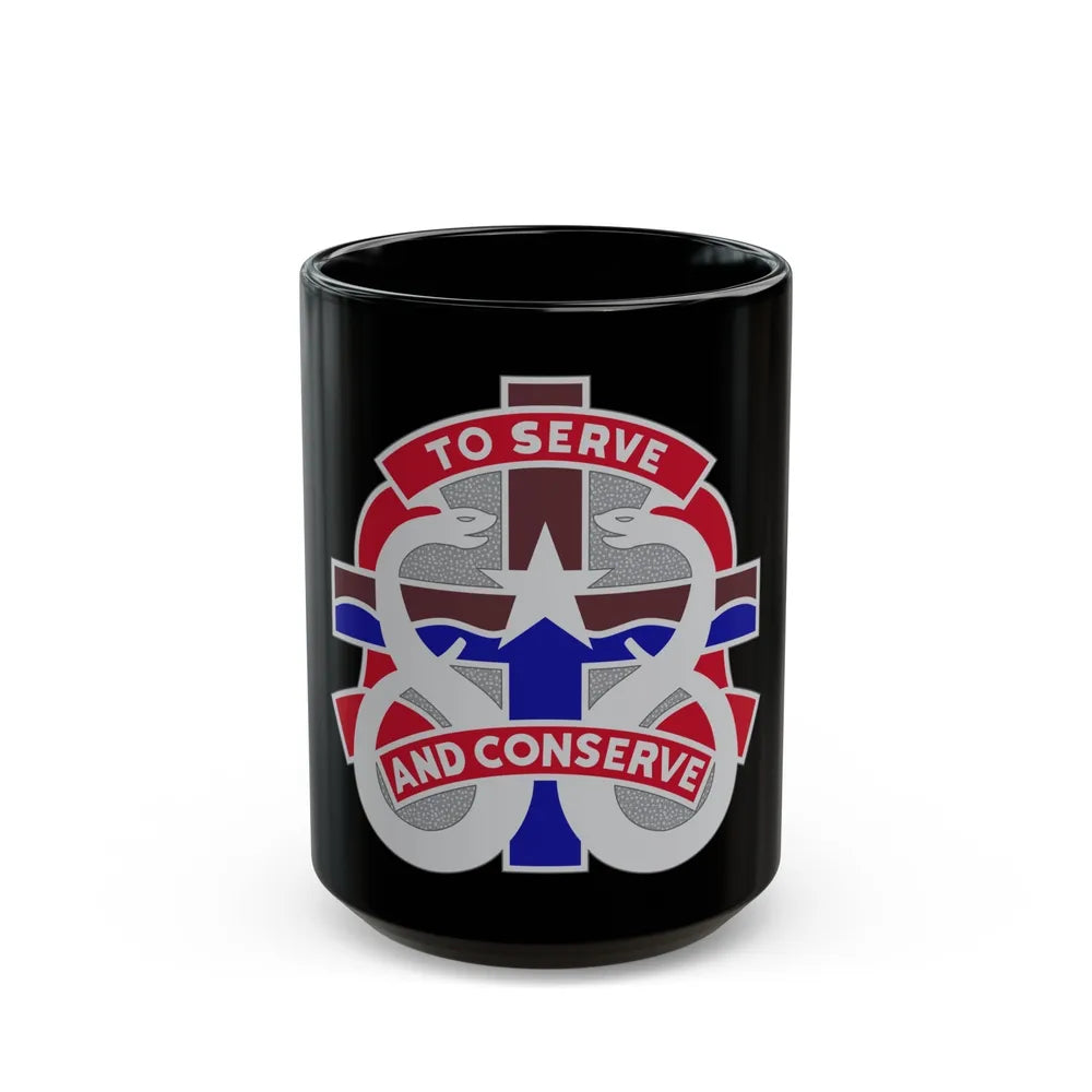 18 Field Hospital (U.S. Army) Black Coffee Mug-15oz-Go Mug Yourself