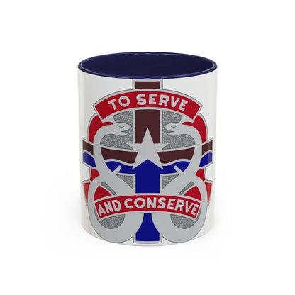 18 Field Hospital (U.S. Army) Accent Coffee Mug 11oz Navy - Go Mug Yourself