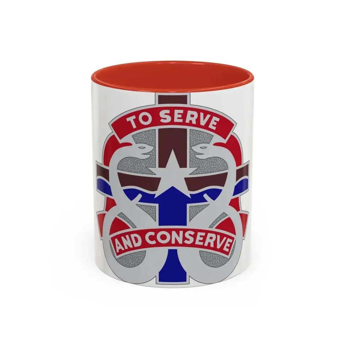 18 Field Hospital (U.S. Army) Accent Coffee Mug 11oz Red - Go Mug Yourself