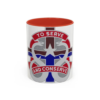 18 Field Hospital (U.S. Army) Accent Coffee Mug 11oz Red - Go Mug Yourself