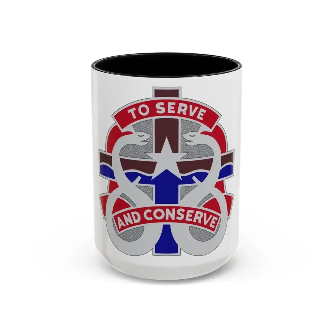 18 Field Hospital (U.S. Army) Accent Coffee Mug 15oz Black - Go Mug Yourself