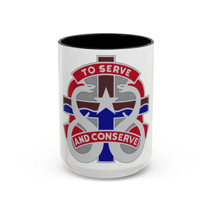 18 Field Hospital (U.S. Army) Accent Coffee Mug 15oz Black - Go Mug Yourself
